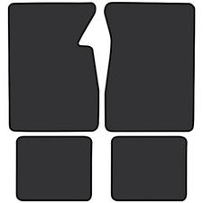 1958 Chevrolet Del Ray Loop Carpet Floor Mats 4pc Set - Choose Color Logo Acc