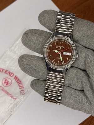 WEST END WATCH CO 17 JEWELS AUTOMATIC ARABIC DIAL SWISS MEN'S WRIST WATCH