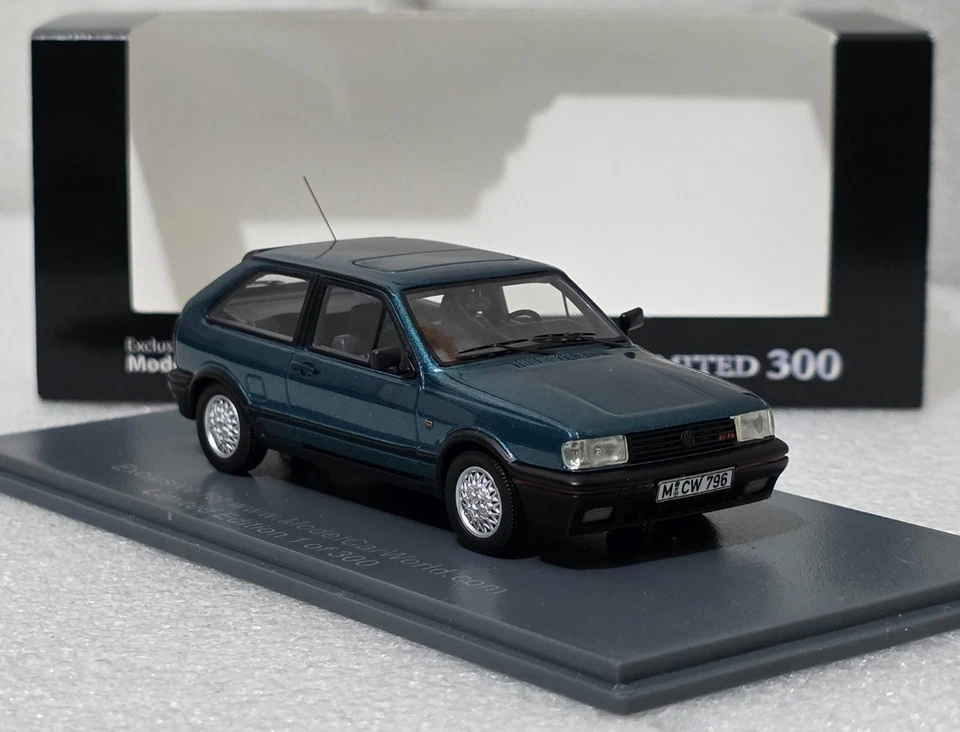 Volkswagen VW Polo G40 MKII 1986 Green 1:43 Neo NEO45796 EXTREMLELY RARE!! - Image 3 of 4