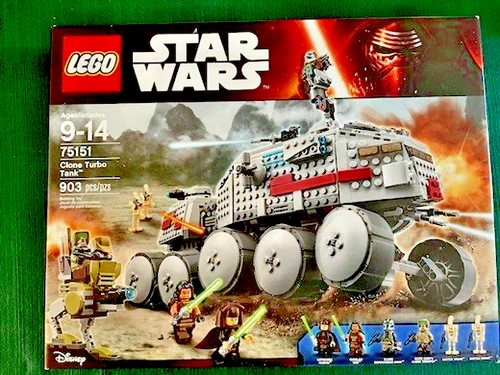 LEGO STAR WARS CLONE TURBO TANK 75151 UNOPENED SEALED FACTORY BOX  COMPLETE SET