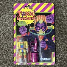 2019 Toxic Crusaders Radiation Ranger 3.75 in ReAction Super 7 Action Figure NIB