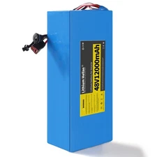 48V12Ah Lithium Ion Li-ion Battery For ≤750W Electric Bike Scooter Motor