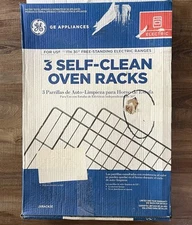 GE Replacement Oven Racks 3-Pk #JXRACK3E Black NEW For 30” Free-Standing Ranges