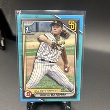 Boston Bateman 2024 Bowman Draft 1st Sky Blue Paper /499 San Diego Padres