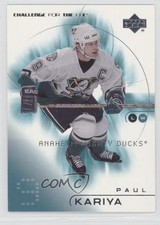 2001-02 Upper Deck Challenge for the Cup Paul Kariya #1 HOF 2u3