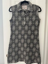 Snowflake Print Sweater Dress