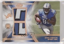 2014 Topps Prime Dual Relics Copper Rainbow 13/25 Eric Ebron #DR-EE 3j7