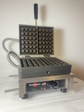 Krampouz WECCBCAS Commercial Belgian Liege Waffle Maker 120V 1440W NSF ETL