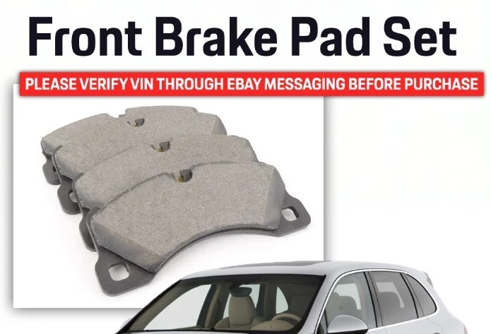 Conjunto de pastilhas de freio dianteiro Porsche Cayenne 2012-2014 genuíno 95835193910 (VIN CHECK) - Imagem 2 de 2