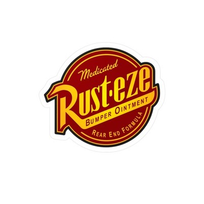 RRust-eze Vinyl Sticker Decal, Car Stickers, Retro Wall 