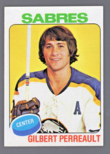 1975-76 Gilbert Perreault Topps #10 Buffalo Sabres Center NHL All Star ROY