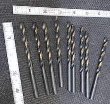 NEW   9 pack    Drill Bits  19/64"  jobber drill bits Triumph USA