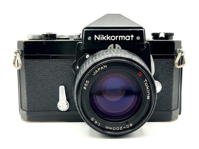 Nikon Nikkormat FTN + Tokina 80-200mm f/4.5 Kit Set Analog SLR 35mm Kamera