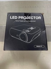 HAPPRUN Native 1080P Bluetooth Mini Projector, Full HD Portable Outdoor Movie Pr