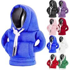 Car Gear Shift Hoodie, Universal Car Shift Knob Cover, Mini Hoodie for Auto Blue
