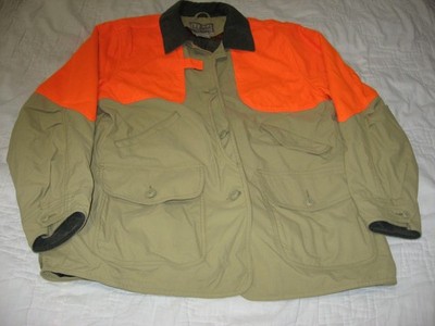 Vintage LL Bean Women's Hunting Bird Corduroy Collar Jacket Large