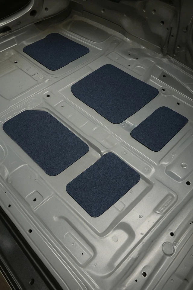 ADMS Schwerschicht Dämmmatte mit schwarzem Vlies | Kfz Tür Boden Dach Motorhaube - Bild 3 von 4