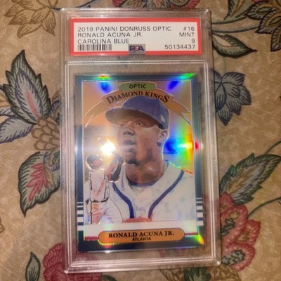 Ronald Acuna Jr. 2019 Donruss Optic CAROLINA BLUE (41/50) Atlanta Braves Pop 1!!