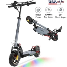Portable Folding Electric Scooter 800W Long Range 45Km 3-Speed Modes E-Scooter