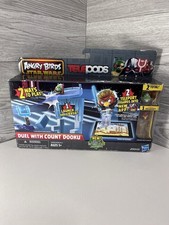 NIB Angry Birds Star Wars Telepods Duel With Count Dooku Playset Box Wear 2013