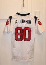 REEBOK NFL On Field Houston Texans Andre Johnson #80 Jersey Youth Medium 10-12