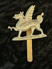 Original WW2 British Army Monmouthshire Regiment Cap Badge — photo 1
