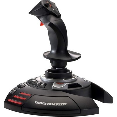 Joystick mit Rudersteuerung und Schnellfeuerauslöser - T.Flight Stick X für PC