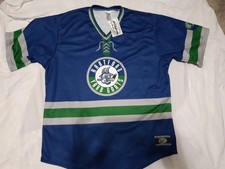 Hartford Yard Goats Whalers Alumni NHL MILB Baseball Hockey Jersey Size L