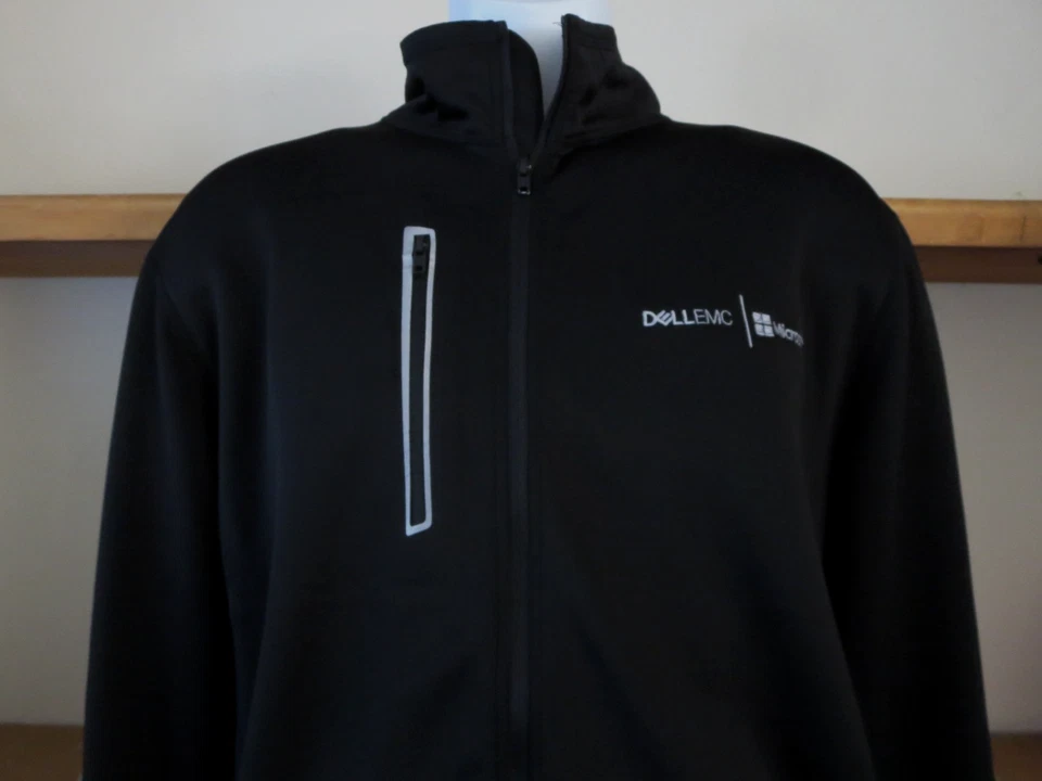 New Men's Ogio Performance Black Full Zip Pullover Microsoft Dell EMC Size XL - Image 4 of 4