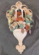 Vintage Ivory Color Home Interiors Homeco Vintage Hanging Wall Planter