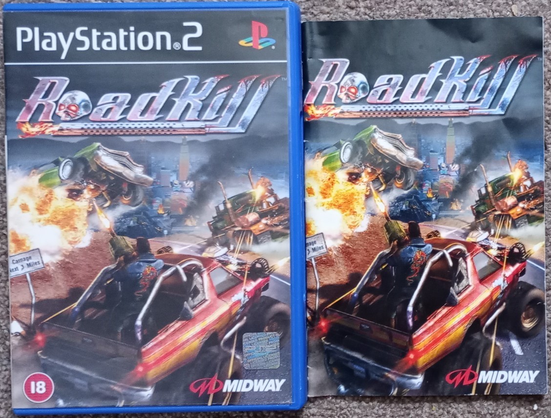 ROADKILL (Raro lanzamiento UK PS2, Completo, Midway, Playstation 2)