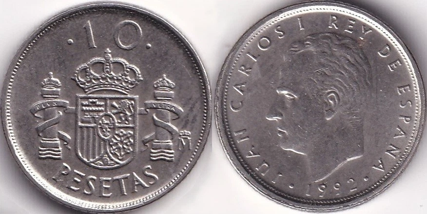 10 Pesetas 1992 Espagne Spain Armoiries / Juan Carlos - Photo 1/1