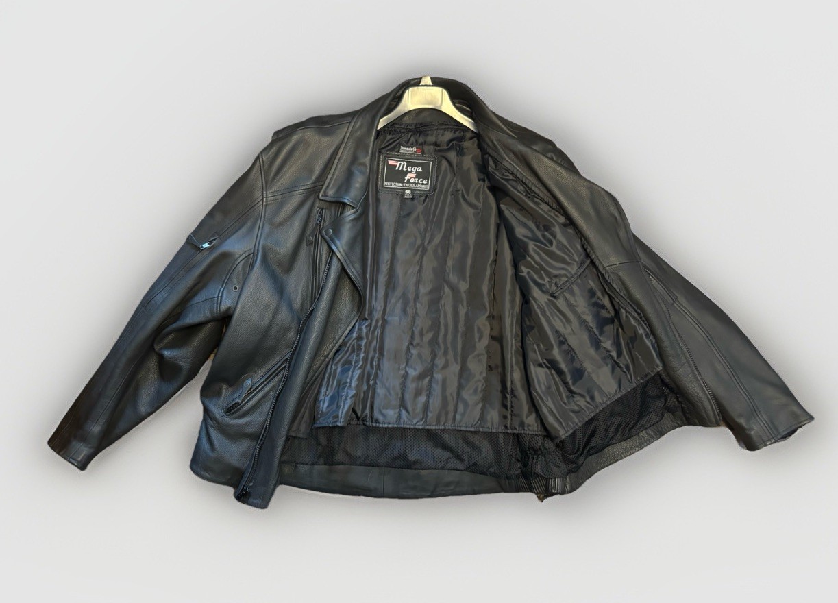 mega force leather jacket Size 58 - image 5