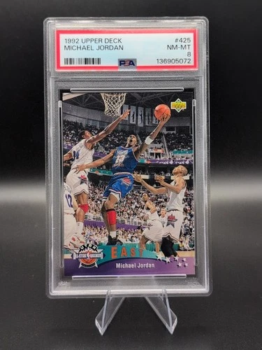 1992 Upper Deck Michael Jordan PSA 8 Basketball Card #425