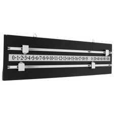 Billiard Score Keeper With Dual Sliding Tracks And Wall Mount Design