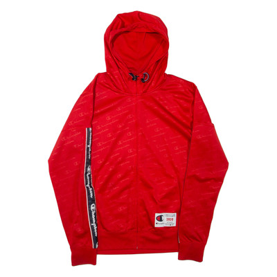 CHAMPION Herren Trainingsjacke rot mit Kapuze S