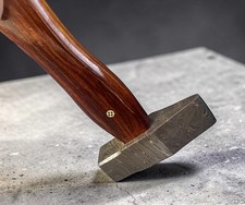 Handforged Damascus Steel Hammer ? Handcrafted 40cm with Premium Wooden Handle