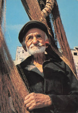 34-26 POSTCARD RIVIERA LIGURIA FISHERMAN EDITION HOUSE POSTCARDS SANREMO EMPIRE