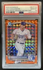 2025 Bowman Jac Caglianone Chrome Prospects Orange Geometric #/25 PSA 10