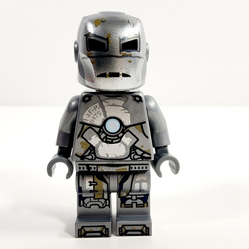 Lego Iron Man Minifigur Mark 1 Rüstung Marvel 76125 Hall of Armor sh0565