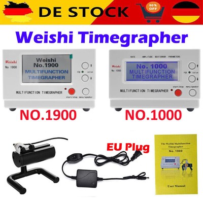 Weishi Timegrapher Mechanische Uhr Timing Machine Multifunktions NO.1000 NO.1900