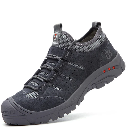 Herren Sicherheit Stahlkappe Schuhe Pannensicher Arbeitsstiefel Unverwüstliche Schuhe - Bild 10 von 16