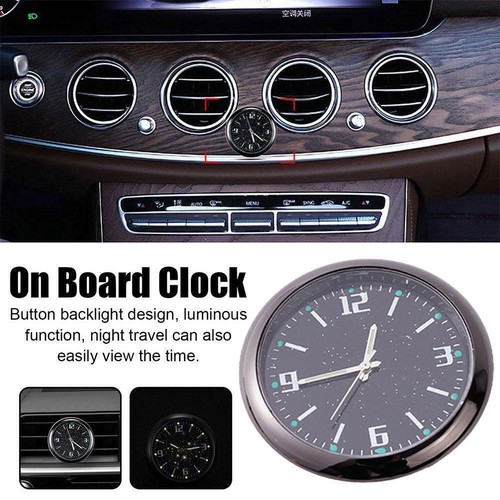 Car Clock Luminous Stick-On Digital Watch Quartz Clocks Dashboard Sell U8B5 E0G6 - Picture 10 of 11