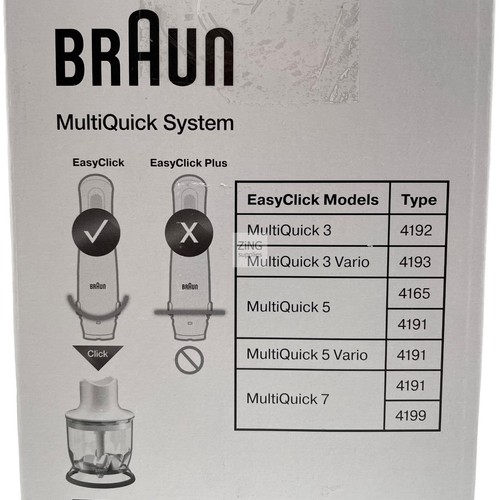 Braun MR5000 MR5500 MQ20 Easy Click Chopper Bowl Lid Cutter MQ20WH Genuine - Picture 22 of 24