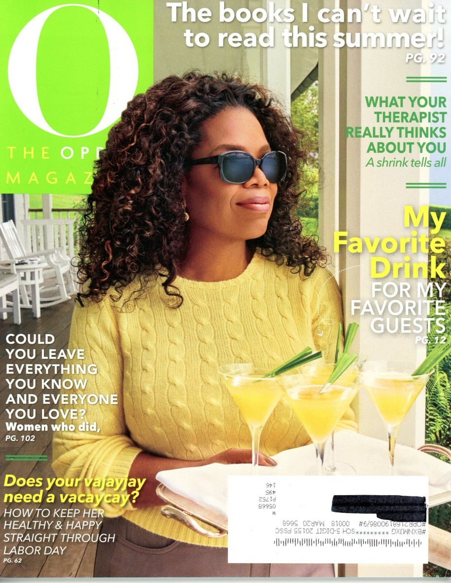 O, The Oprah Magazine - July, 2019. Beauty-Food-Self