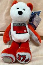Nebraska Bear  Quarter 45th Limited Treasures Coin Plush Beanie
