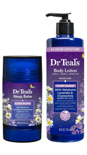 Dr Teal  s Sleep Blend Body Lotion And Balm with Melatonin, Lavender  Chamomile