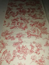 Ancien papier peint décor toile de Jouy 40 X 180