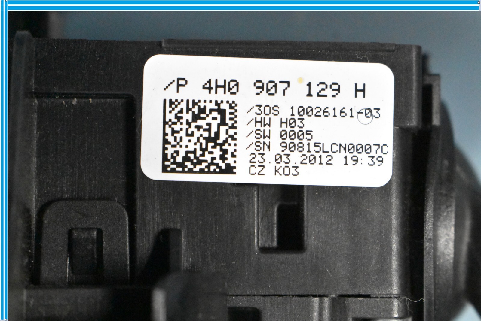 AUDI A8 STEERING COLUMN MULTI FUNCTION COMBO CONTROL SWITCH OEM 2011