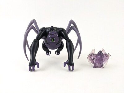 2010 Bandai Ben 10 Ultimate Spider Monkey 4'' Action Figure W/ Ultimatrix Mini